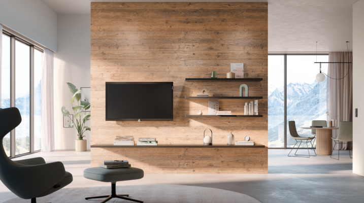 EGGER DecoWall- prirodzené vytváranie kontrastov